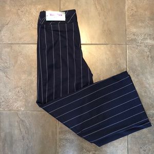 TanJay Wide Leg Stripped Dress Pants